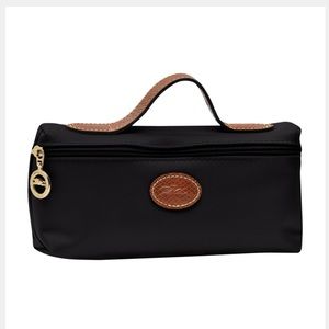 Long champ Le Pliage cosmetic case